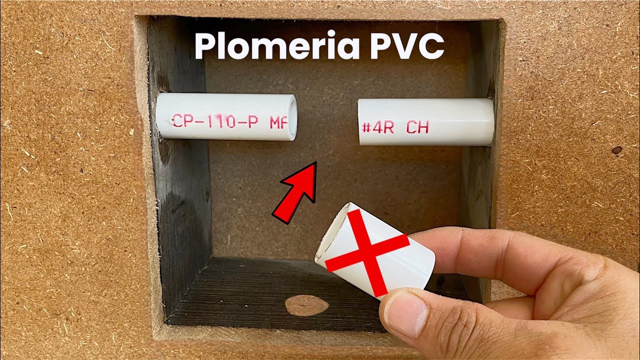 Muy pocos fontaneros aplican esta t&eacute;cnica de c&oacute;mo unir una tuber&iacute;a de PVC en un espacio estrecho.