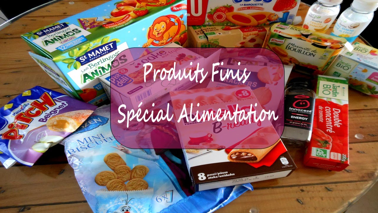 produits finis #2 - Spécial Alimentation