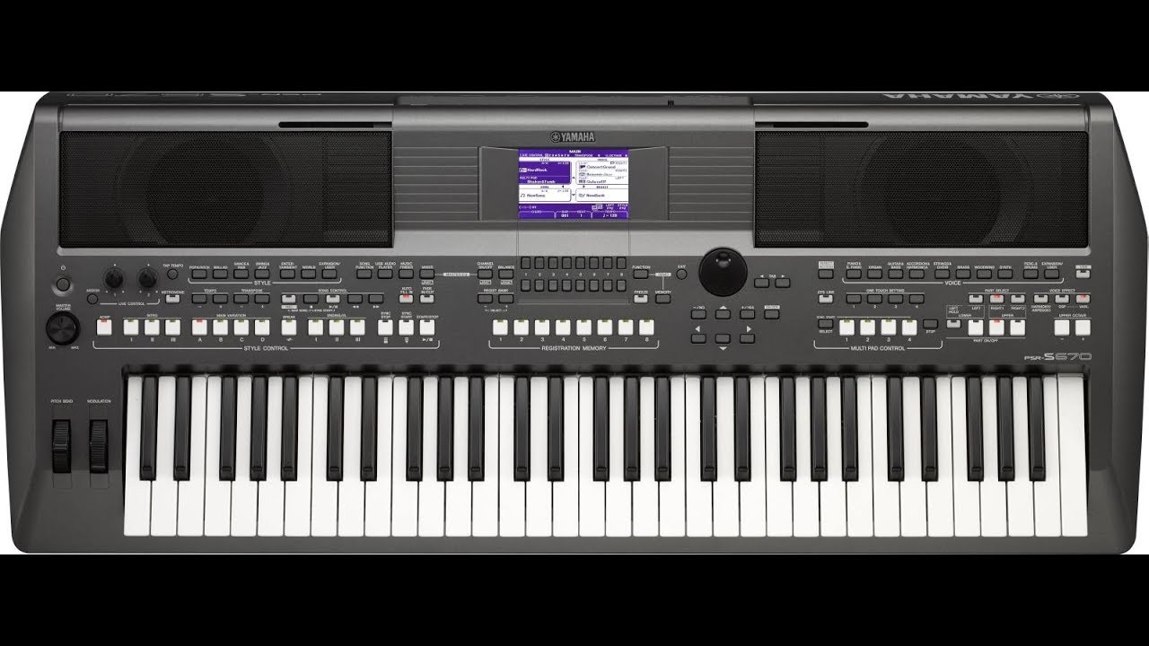 TUTORIAL VARIAS FUNCIONES EN TECLADO YAMAHA PSR 670 - DAVID CALDERÓN