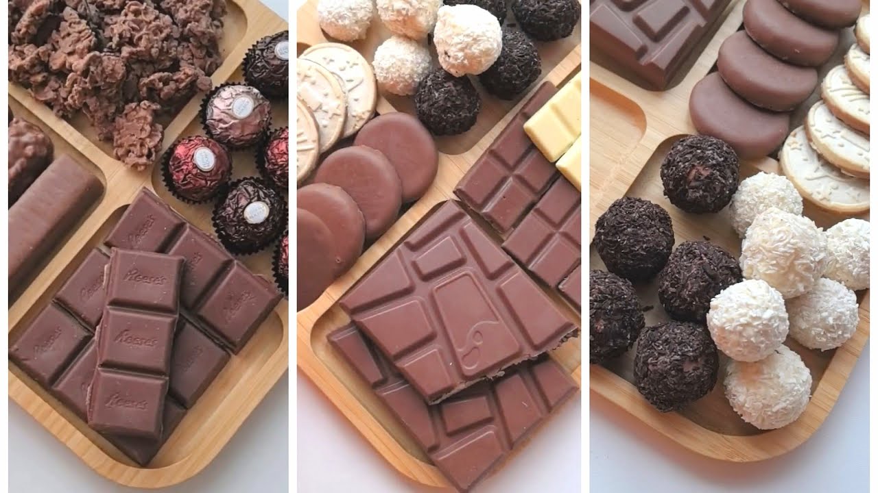 Filling Platter With Sweets Asmr