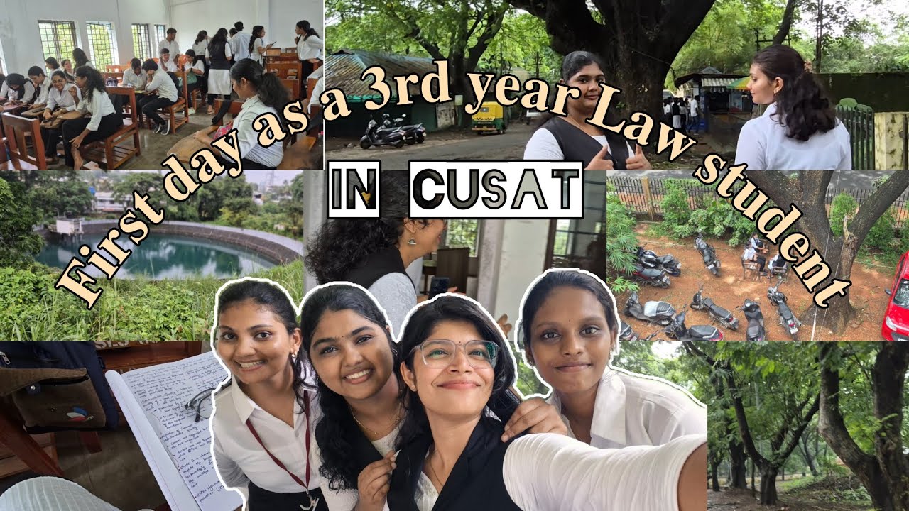 Cusat ജീവിതം as a 3rd year law student 