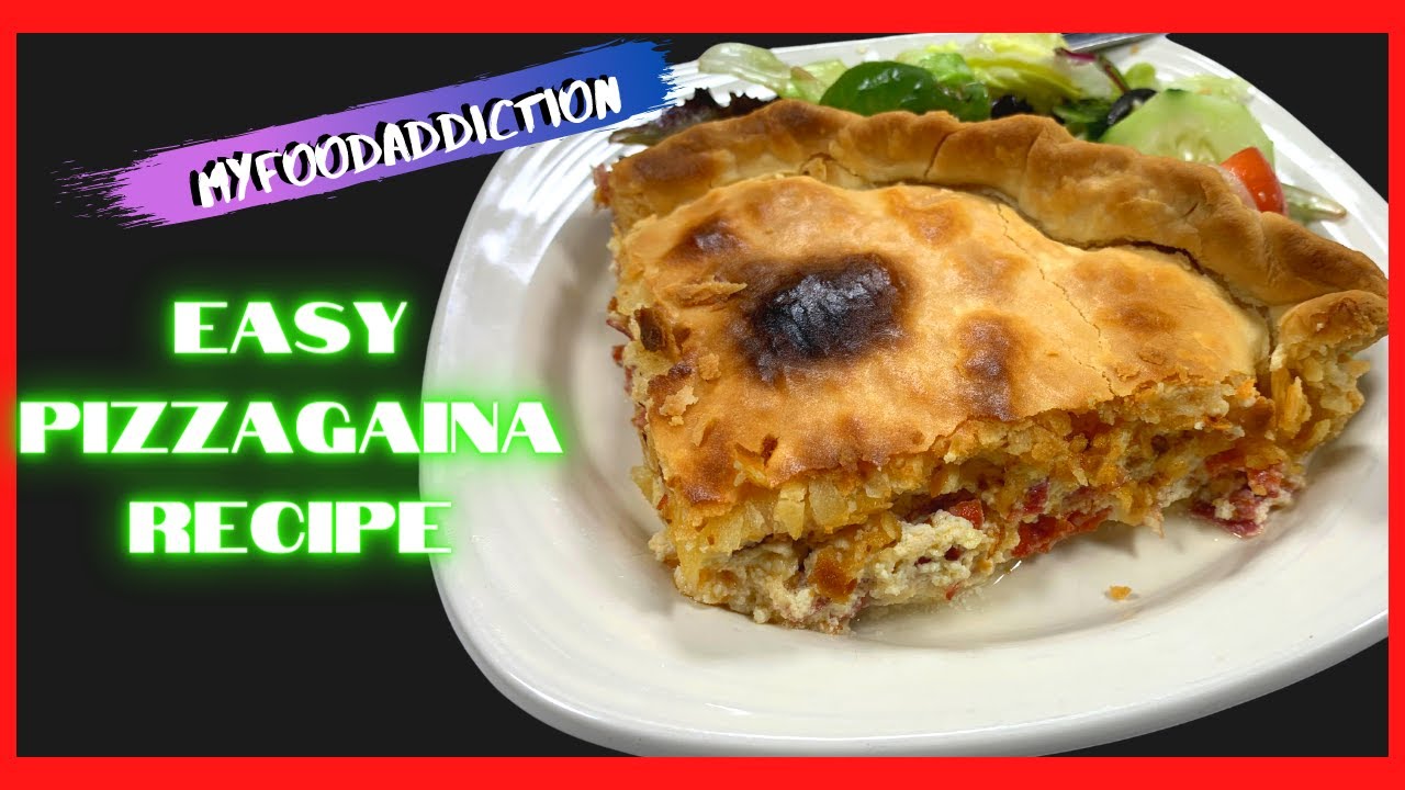 Easy Amazing Pizzagaina Recipe ASMR