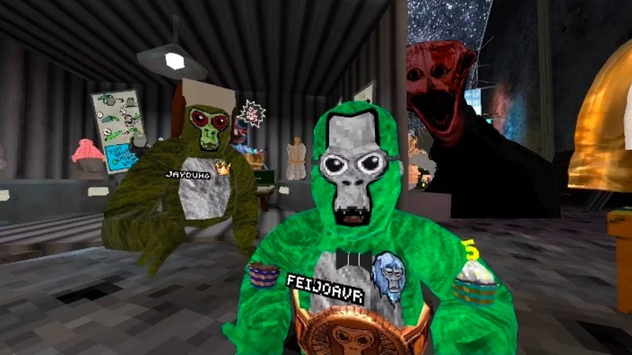 GORILLA TAG GHOST HUNTING!!!