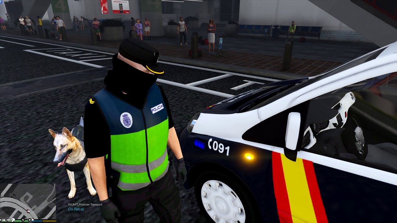 #LSPDFR - CNP FRONTERAS EXPERT - Ronda por el aeropuerto. #GTAV
