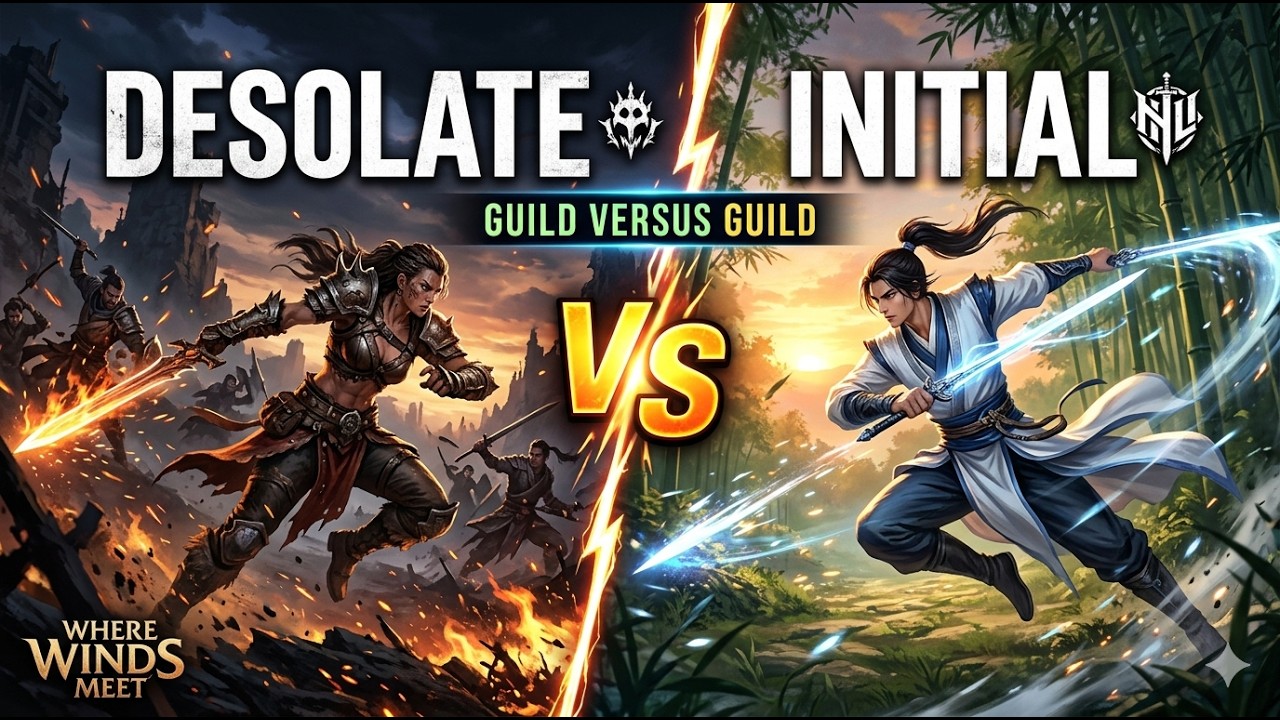 Desolate VS Initial Where Winds Meet #wwm #gvg