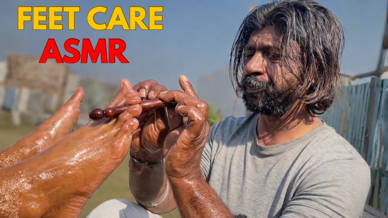 BENGALI BABA BEST FEET CARE MASSAGE | DEEP SLEEP & TOTAL RELAXATION | SOFT TAPPING MASSAGE |