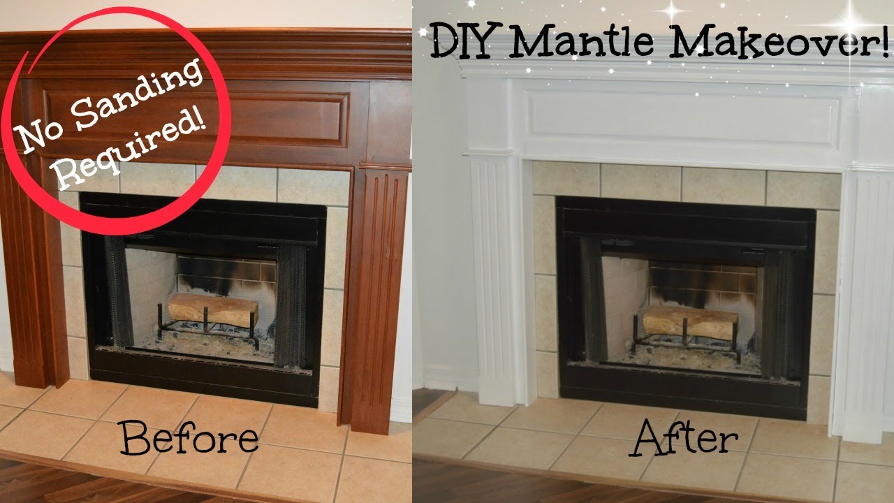 DIY Mantle Makeover | No Sanding Required!