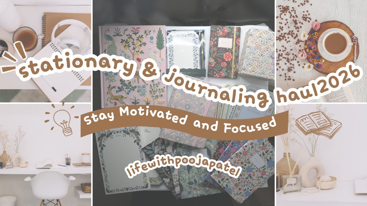 2026 Journals That Keep Me Motivated| Journaling Haul| Rifle Paper Co| STIL Classics