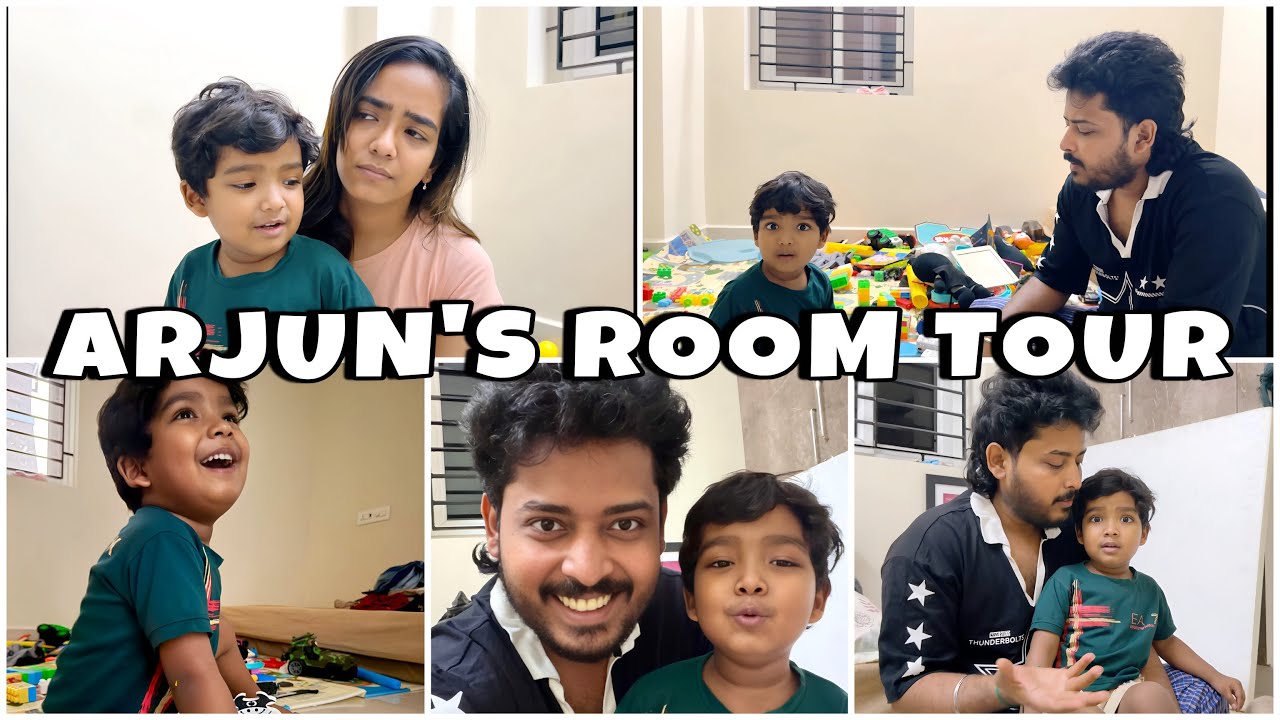 Arjun’s Room Tour 🏠 | AADHI-க்கும் Arjun-க்கும் சண்டை 😂 | Anjali Prabhakaran 