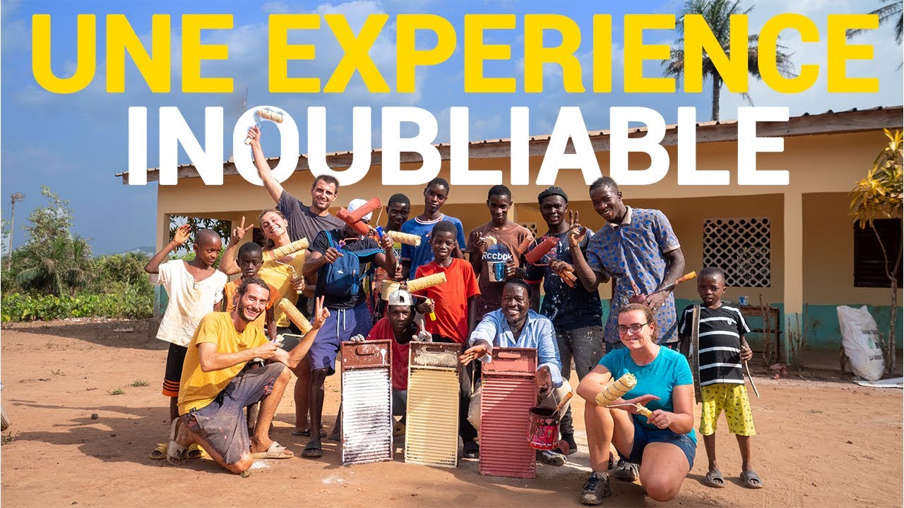 On RÉNOVE UNE ÉCOLE en Guinée (pendant notre voyage)