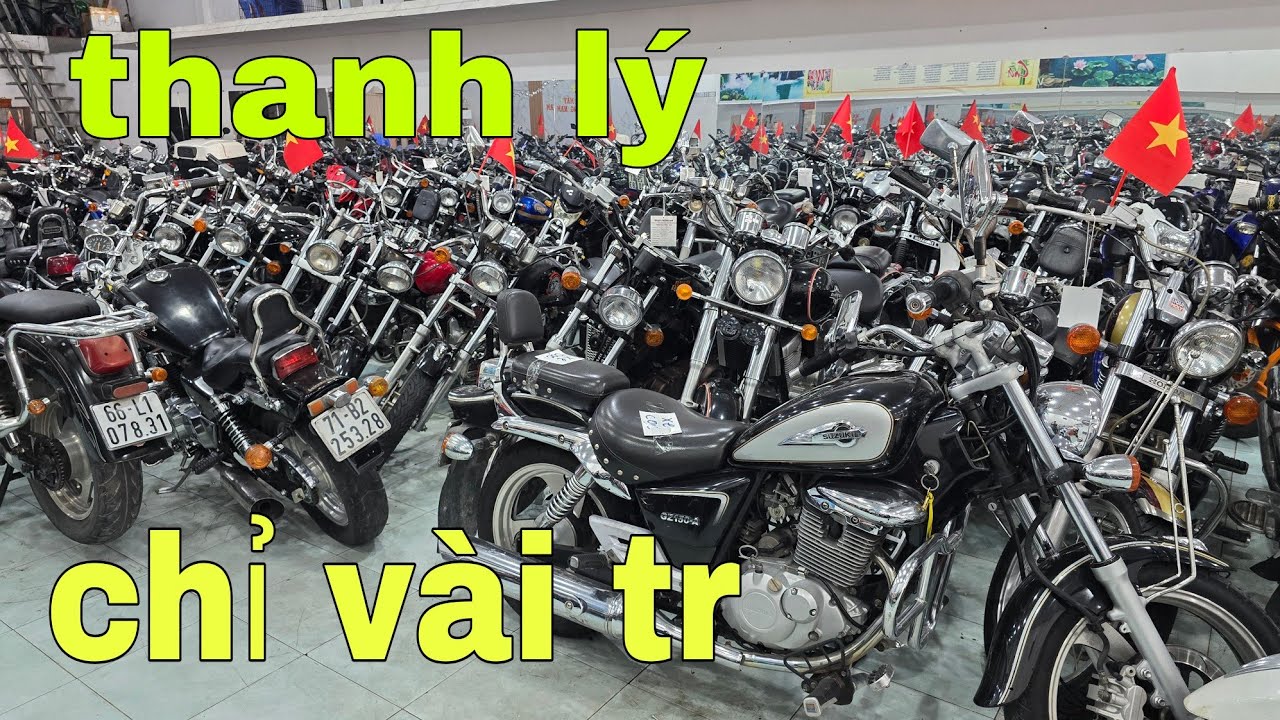 Hàng loạt moto cổ điển rebel GZ150A thanh lí vài tr bao nơ xấu | Mỹ motor 