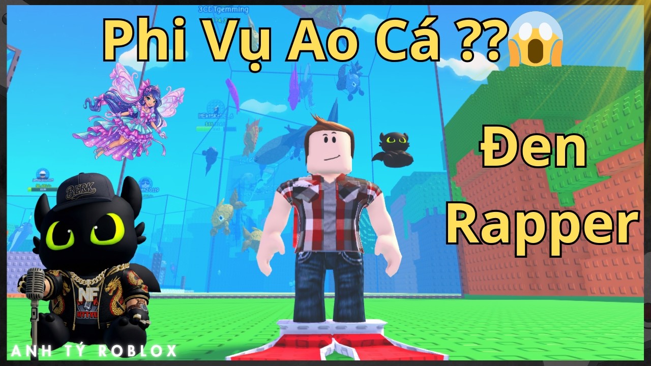 Anh Tý Và Phi Vụ Hồ Cá 7 Màu 🐳💖🌈✨!!!Trông Roblox
