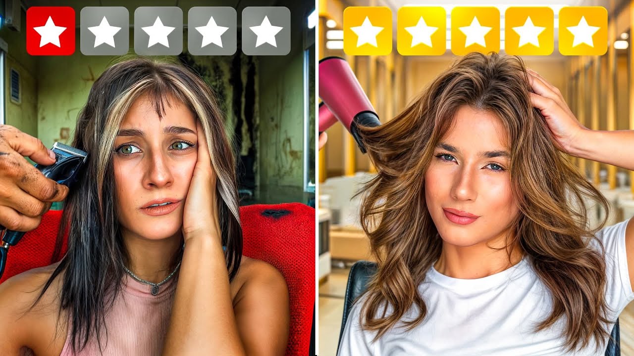 NAJGORSZY VS NAJLEPSZY FRYZJER&hellip;