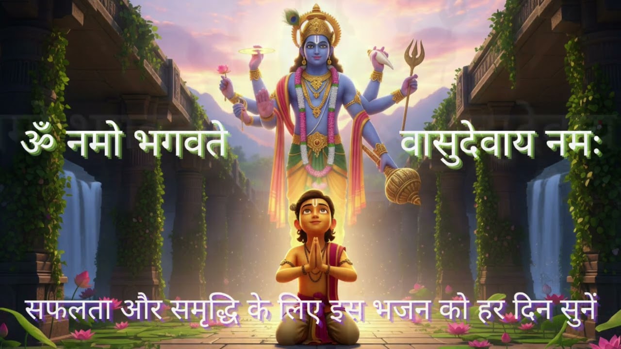 Om Namo Bhagavate Vasudevaya | Extended Vasudevaya Namo Namah Bhajan | Narsimha Devotional Song