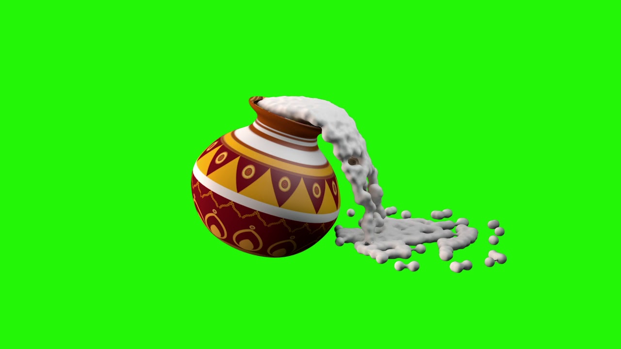 Pongal pot Green Screen 2021 NEW 3D video