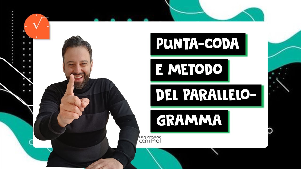 PUNTA-CODA E METODO DEL PARALLELOGRAMMA - somme per vettori con direzioni differenti