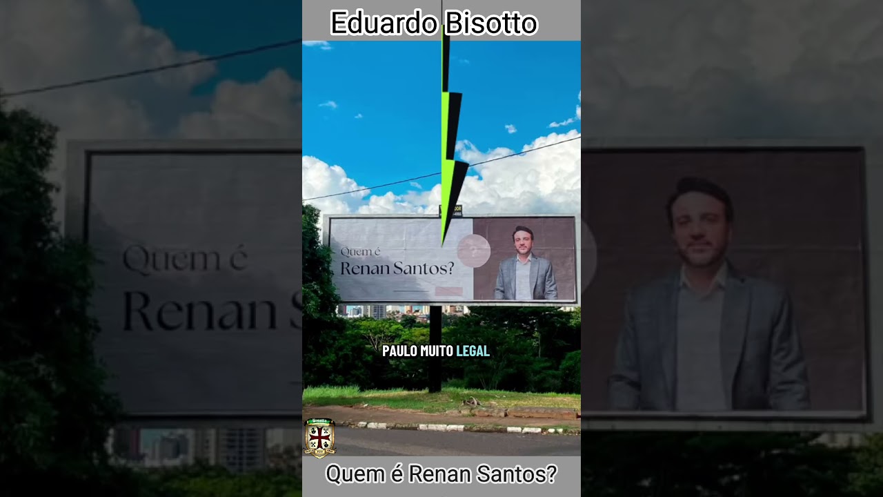 Quem &eacute; Renan Santos? Outdoors e Tel&otilde;es Espalhados pelo Brasil!