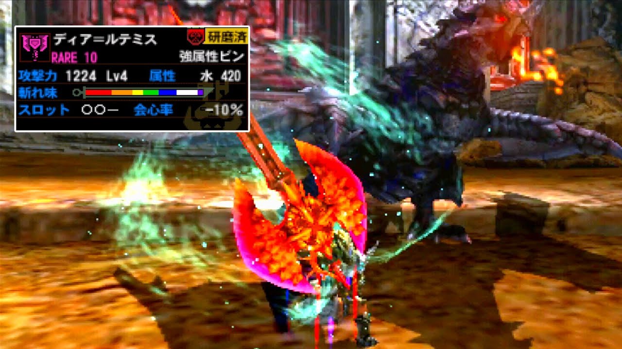 【MH4G】ゴール水チャアクで極限チビグラビモスを超高出力漬けにしたい(ゆっくり実況)【モンハン】