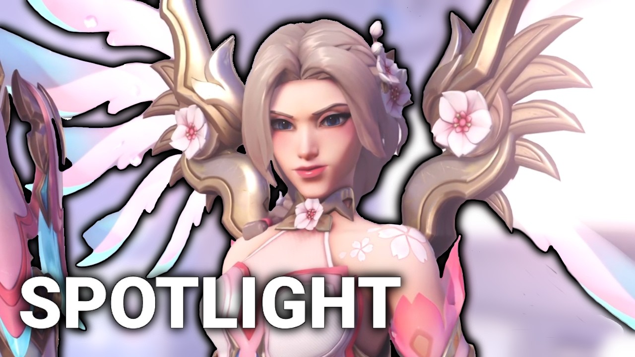 Sakura Mercy Skin Spotlight | Overwatch