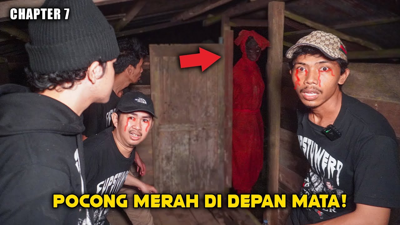 GANASNYA ILMU POCONG MERAH SATU RUMAH DI BANTAI! NYAWA KITA TERANCAM! Part 7