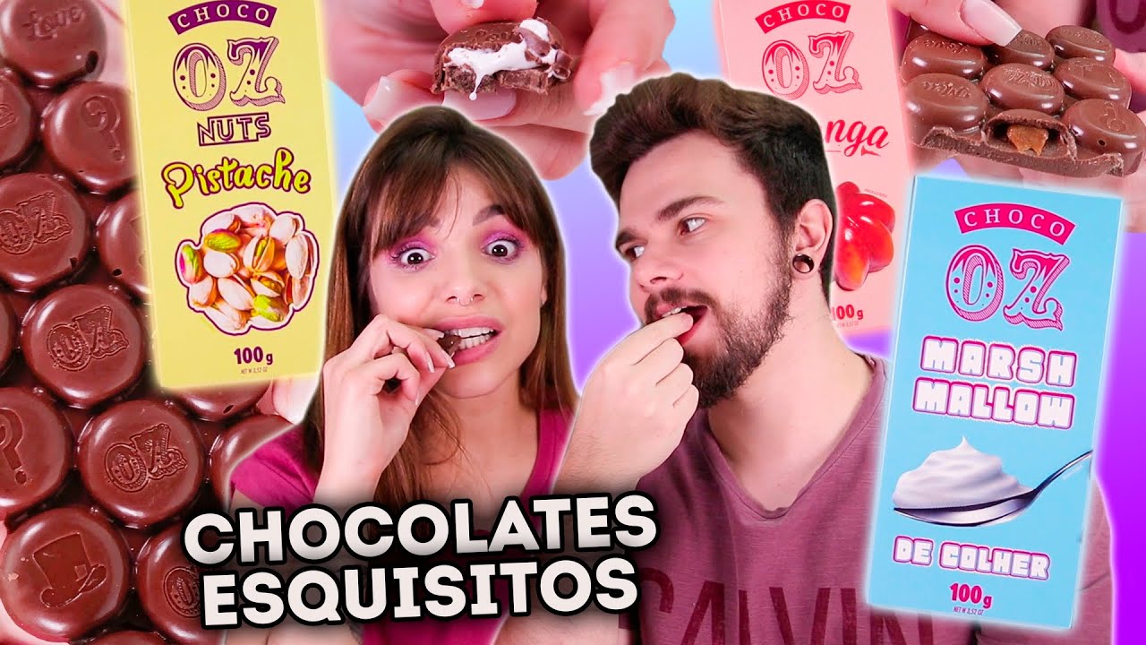PROVANDO CHOCOLATES ESQUISITOS do MERCADO!
