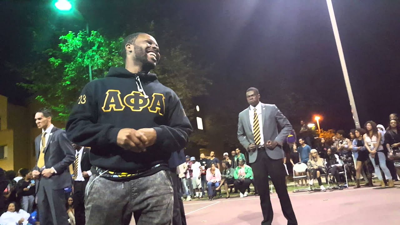 Alpha Phi Alpha - Pi Epsilon CSUN Yardshow