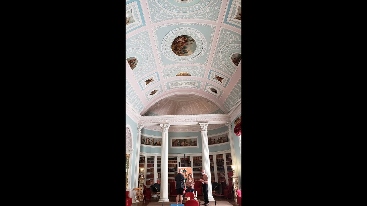 The Library at Kenwood House designed by Robert Adam English Interiors near Canonbury Antiques