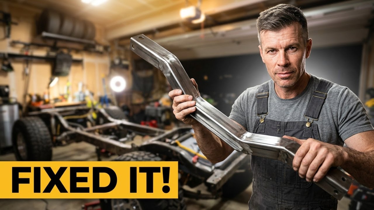 FIXING Your Jeep CJ6 Transmission Crossmember Now! DIY #jeepcj6 #jeep 