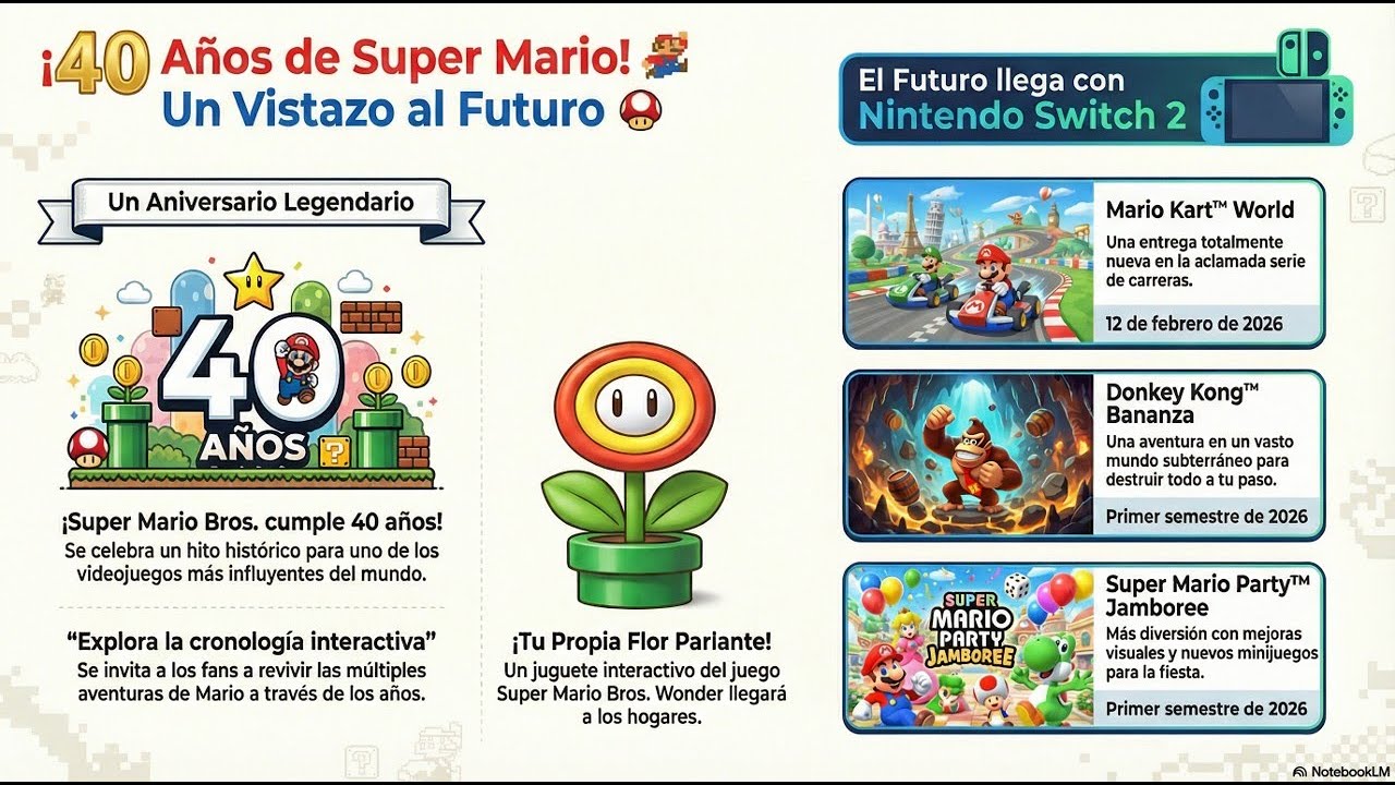 Super Mario Bros 40 anos