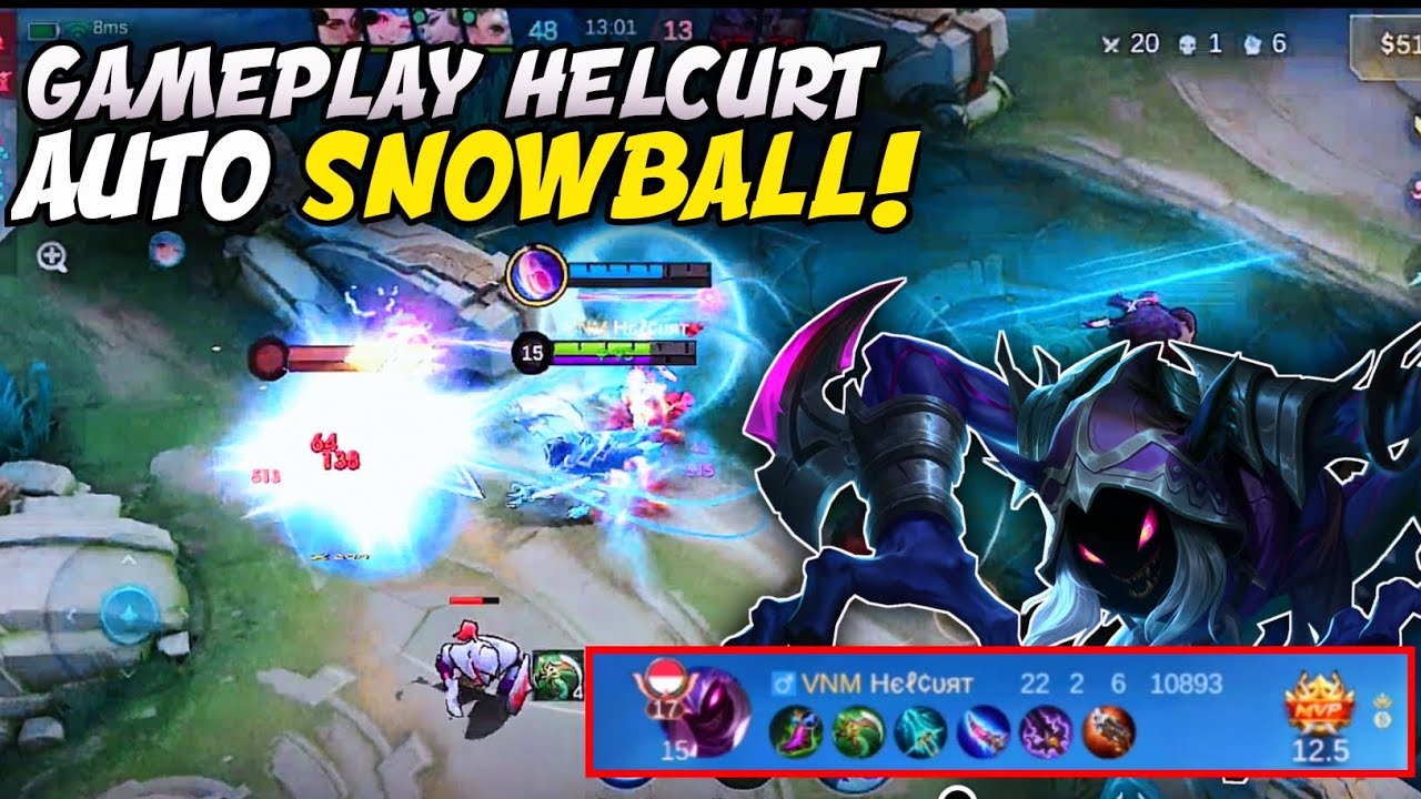 Gameplay Helcurt Snowball | Cara Cepat Menang di MLBB