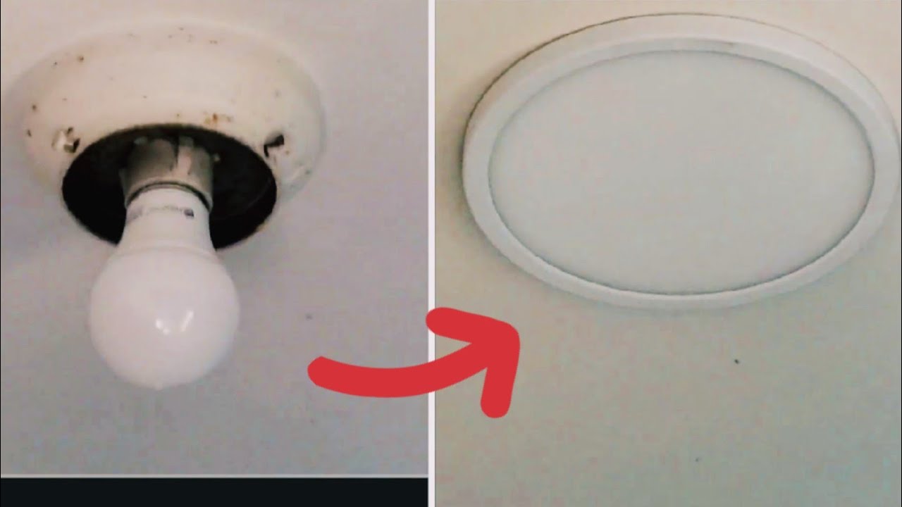 Como reemplazar una luz vieja por una LED MODERNA! | Usted puede hacerlo!