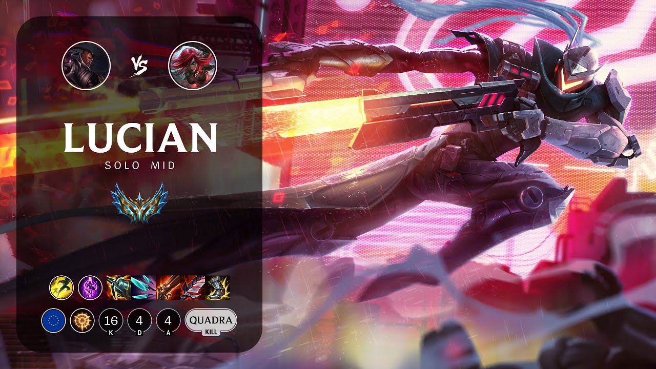 Lucian Mid vs Katarina - EUW Challenger Patch 14.2