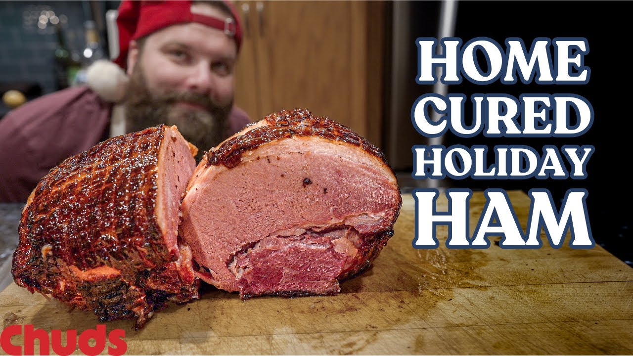 Копчёная праздничная ветчина с нуля! | Chuds BBQ