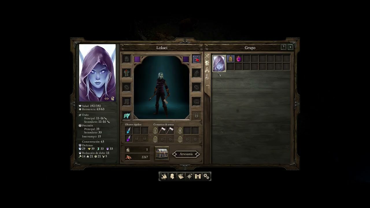Pillars of Eternity POTD SOLO Cipher Cifrador Bear Cave (Honest combat)