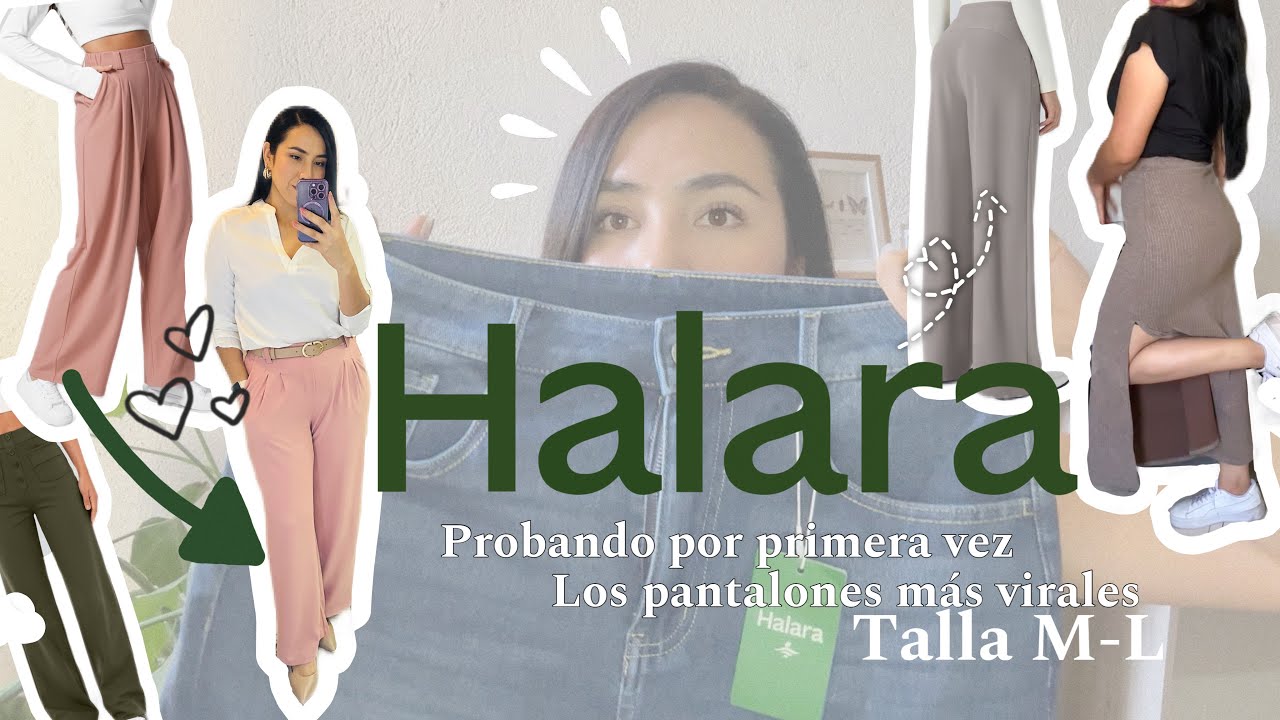 MEGA HAUL HALARA: ¿Vale la Pena sus pantalones virales? | ¿como se ven en una talla M-L? #halara