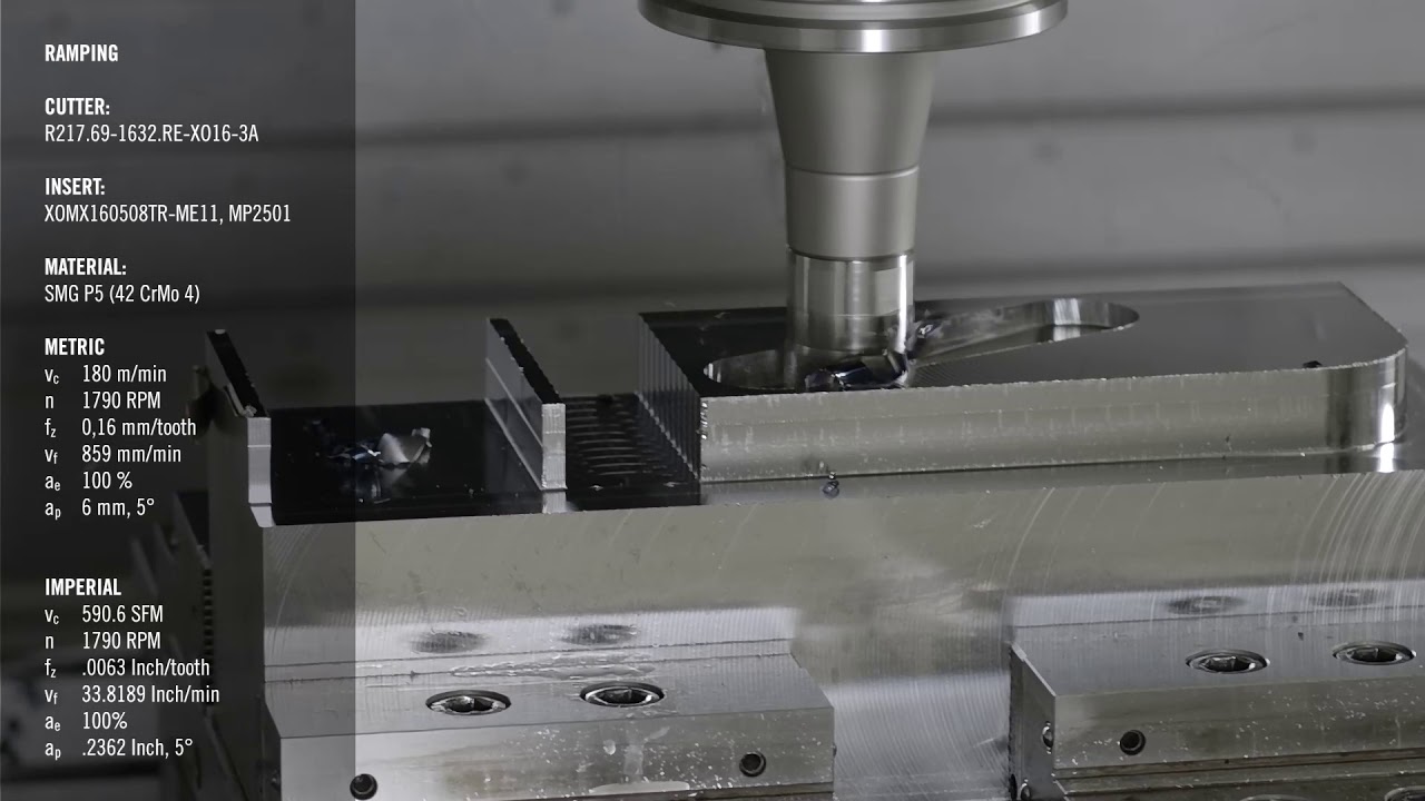 Ramping Application with Turbo 16 | Seco Tools