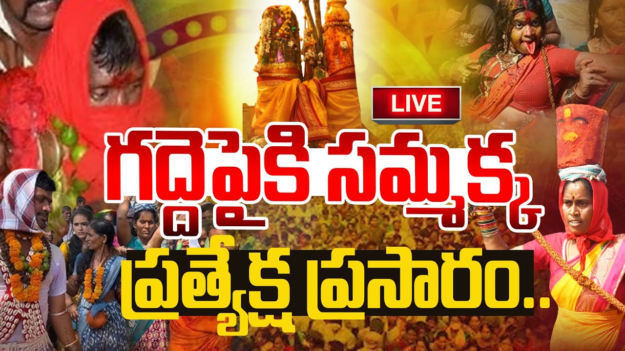 Medaram Jatara Live : Sammakka Saralamma Jatara Day-02 ⁨ప్రత్యేక్ష ప్రసారం..  ⁨@HITTVOFFICIAL⁩