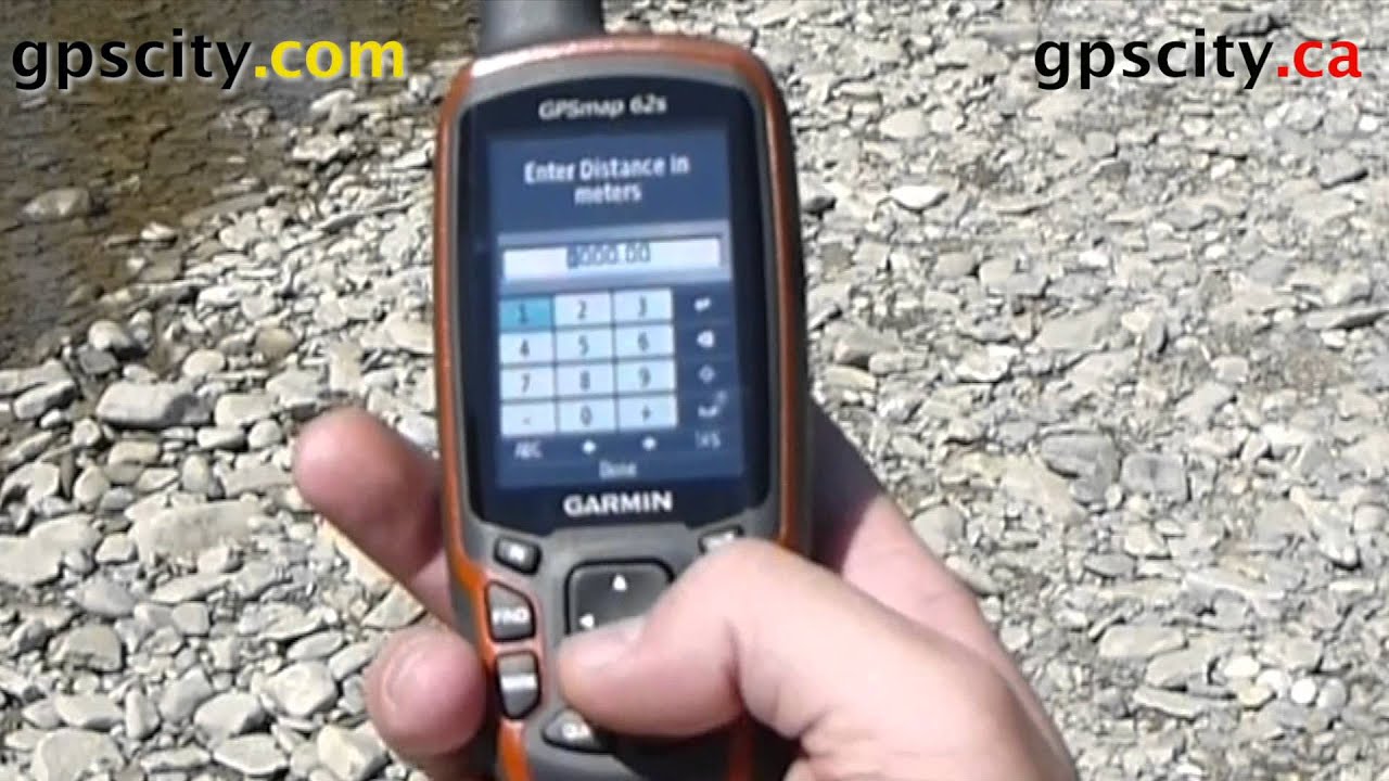 Projecting a Waypoint with a Garmin GPSMap 62S