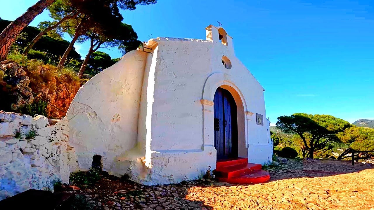 Mijas Pueblo Walking Tour to Ermita del Calvario Malaga Chapel Sierra de Ubrique