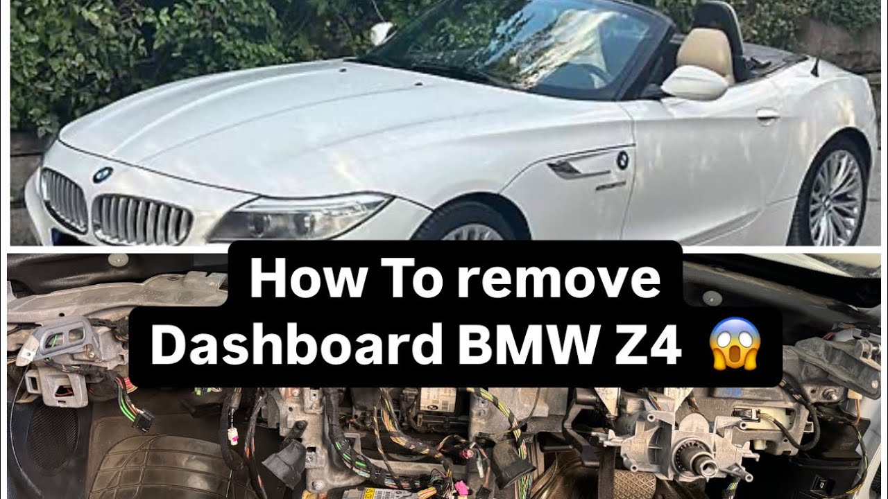How to remove BMW Z4 dashboard/ how to remove BMW dashboard