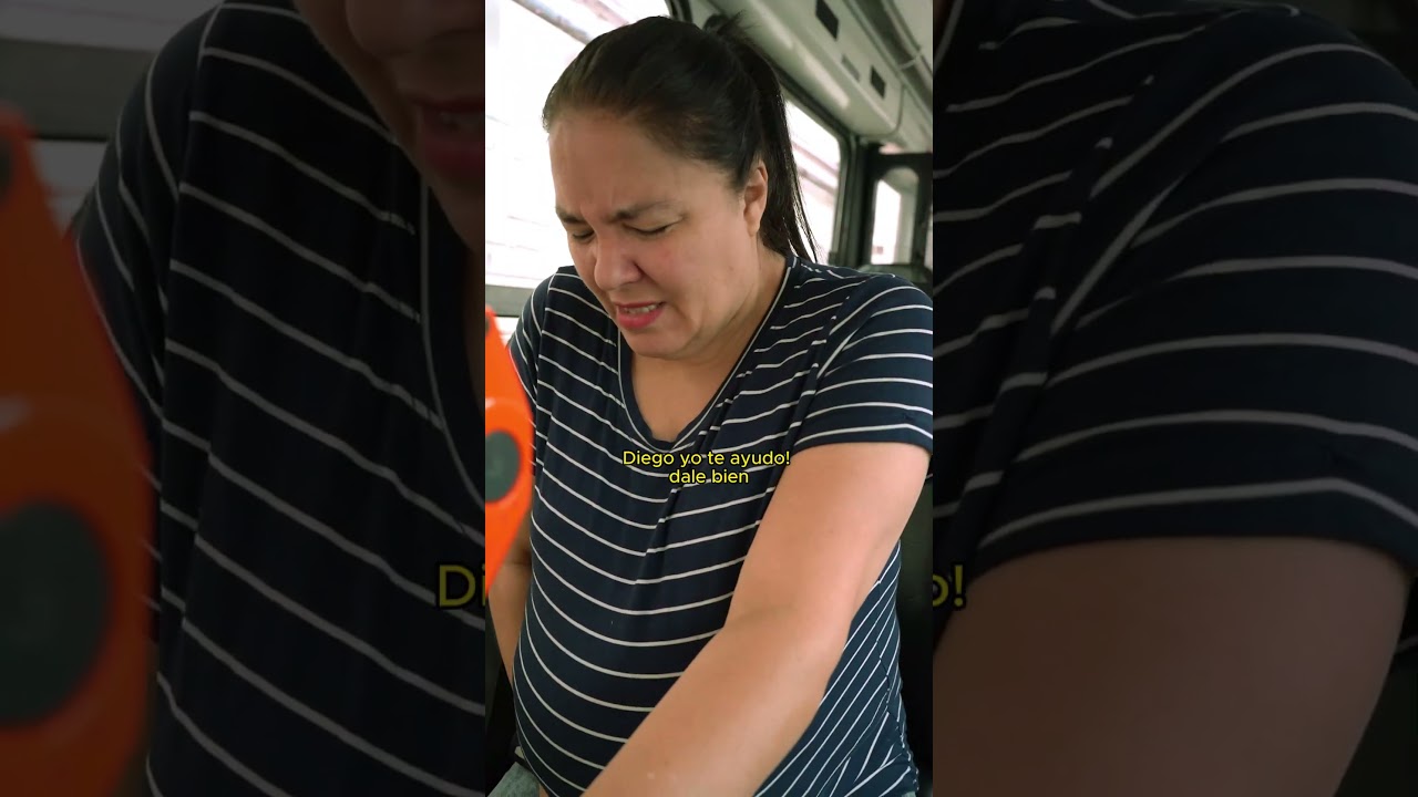 ESTA POR PARIR EN EL COLECTIVO   #novelas #embarazo #drama #colectivo