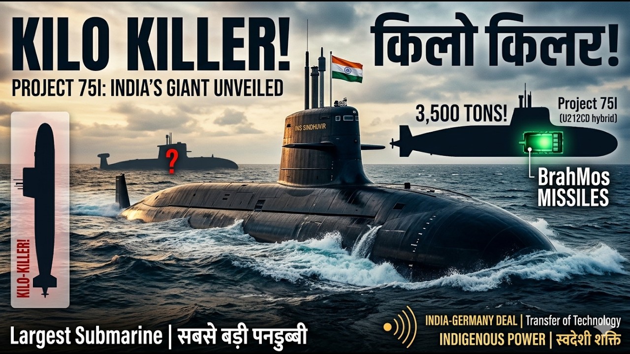 Indian Navy Project 75I latest news: The Ultimate 3,500-Ton Submarine (With BrahMos)