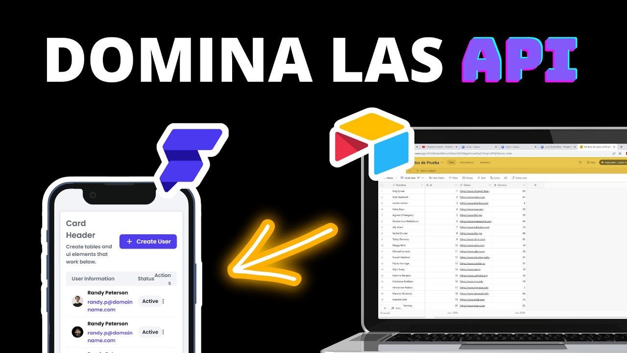 Como crear CUALQUIER APLICACIÓN con API en FLUTTERFLOW (TUTORIAL COMPLETO para Principiantes)