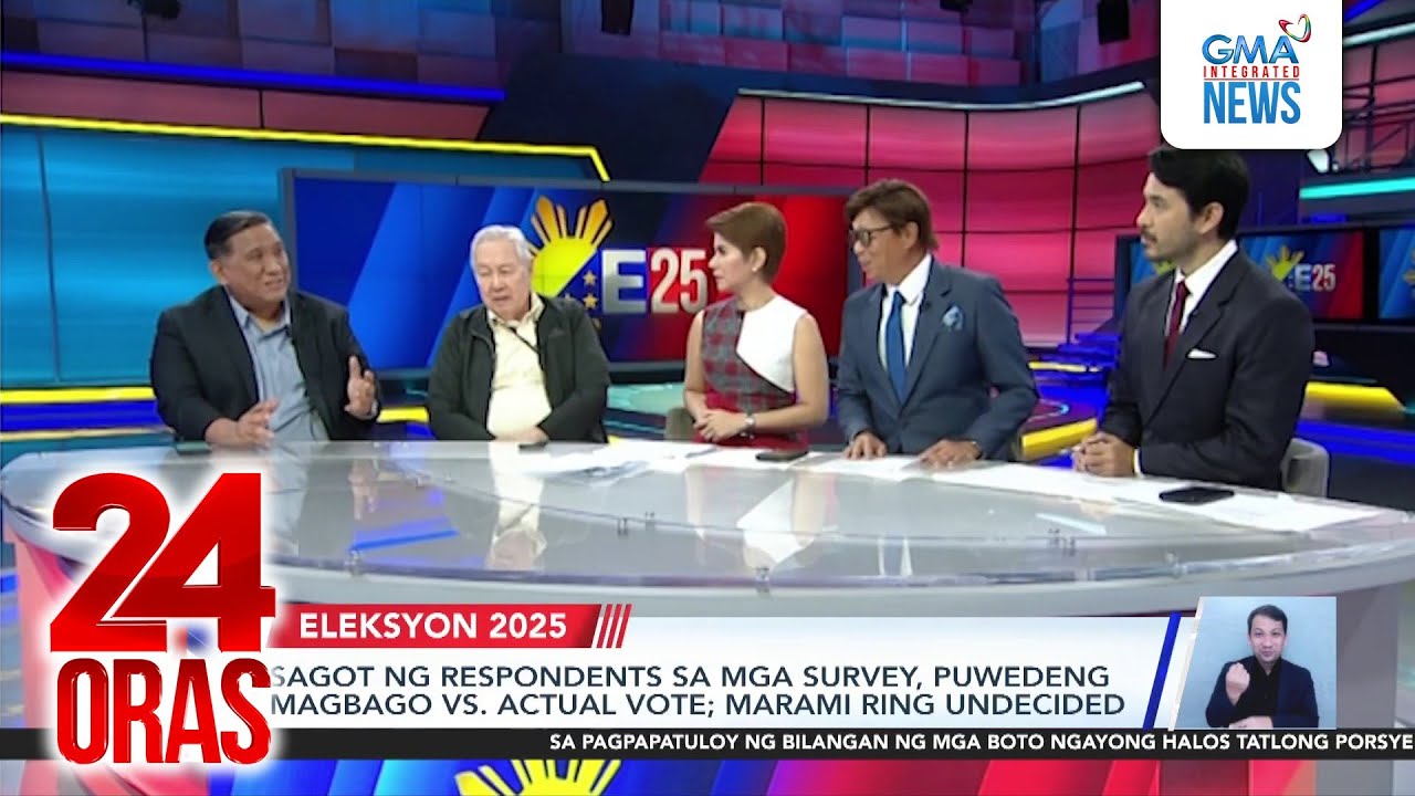 Aquino, Pangilinan at Marcoleta, malaki ang itinaas sa senatorial count vs. latest surveys | 24 Oras