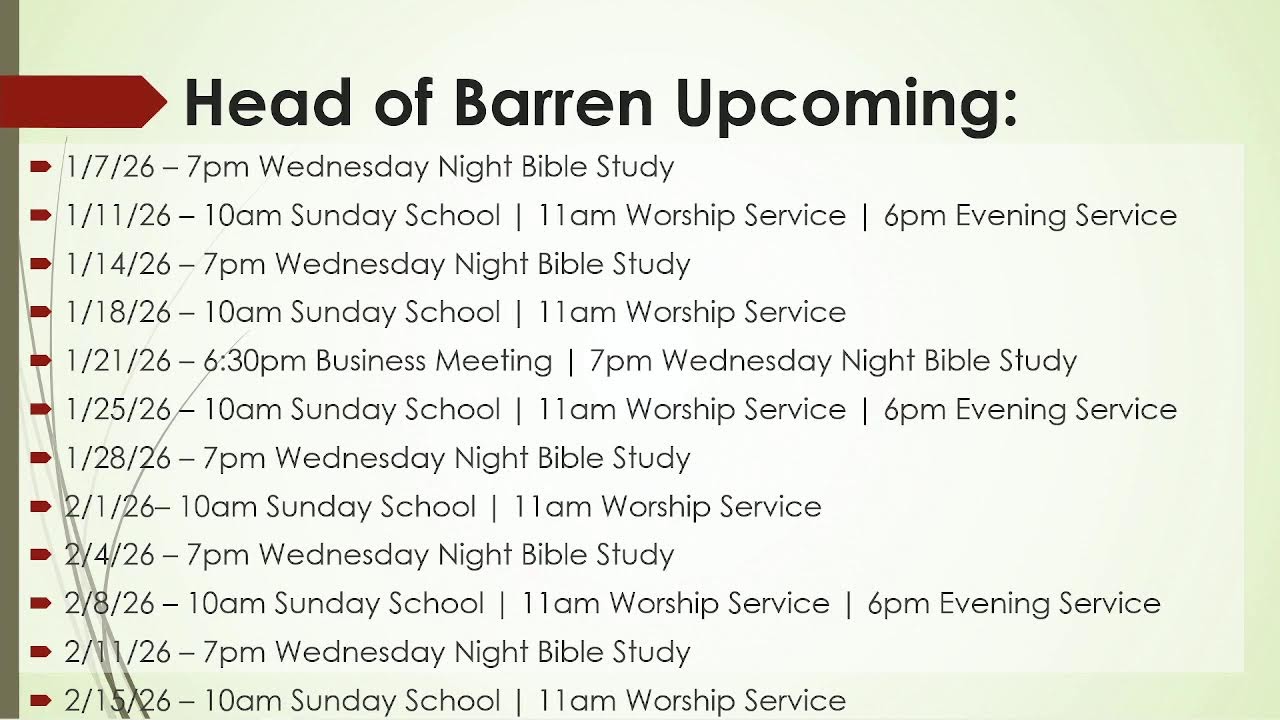 Head of Barren Church 01-04-26