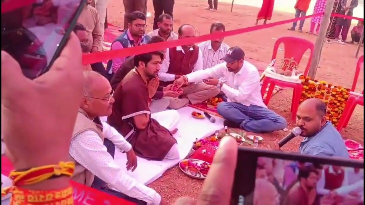 बागेश्वर गुरुजी और जया किशोरी ने की मेहंदी की रसम 300 बेटियों की@BageshwarDhamSarkar 