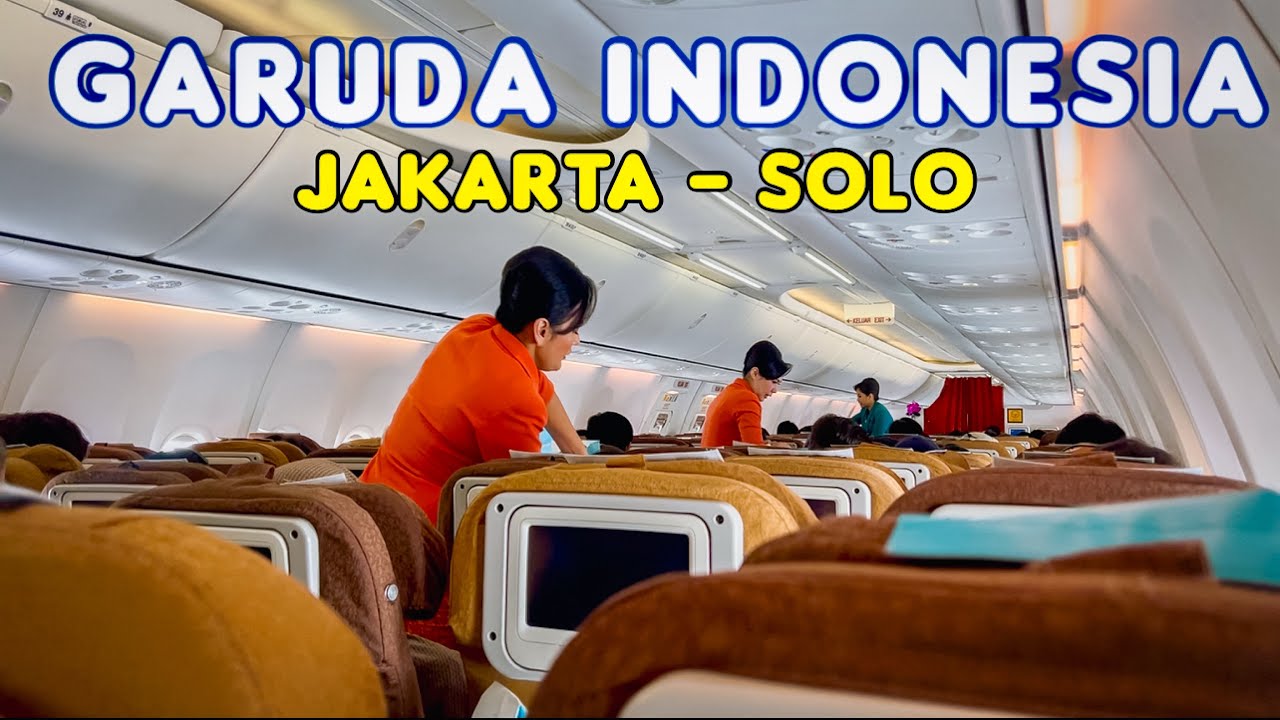 FLIGHT EXPERIENCE GARUDA INDONESIA RUTE JAKARTA - SOLO