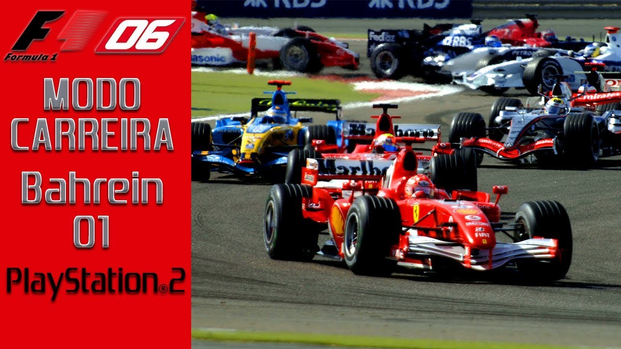 F1 2006 - PS2 - GP do Bahrein - CAMPEONATO MUNDIAL 01 | Jogos Clássicos