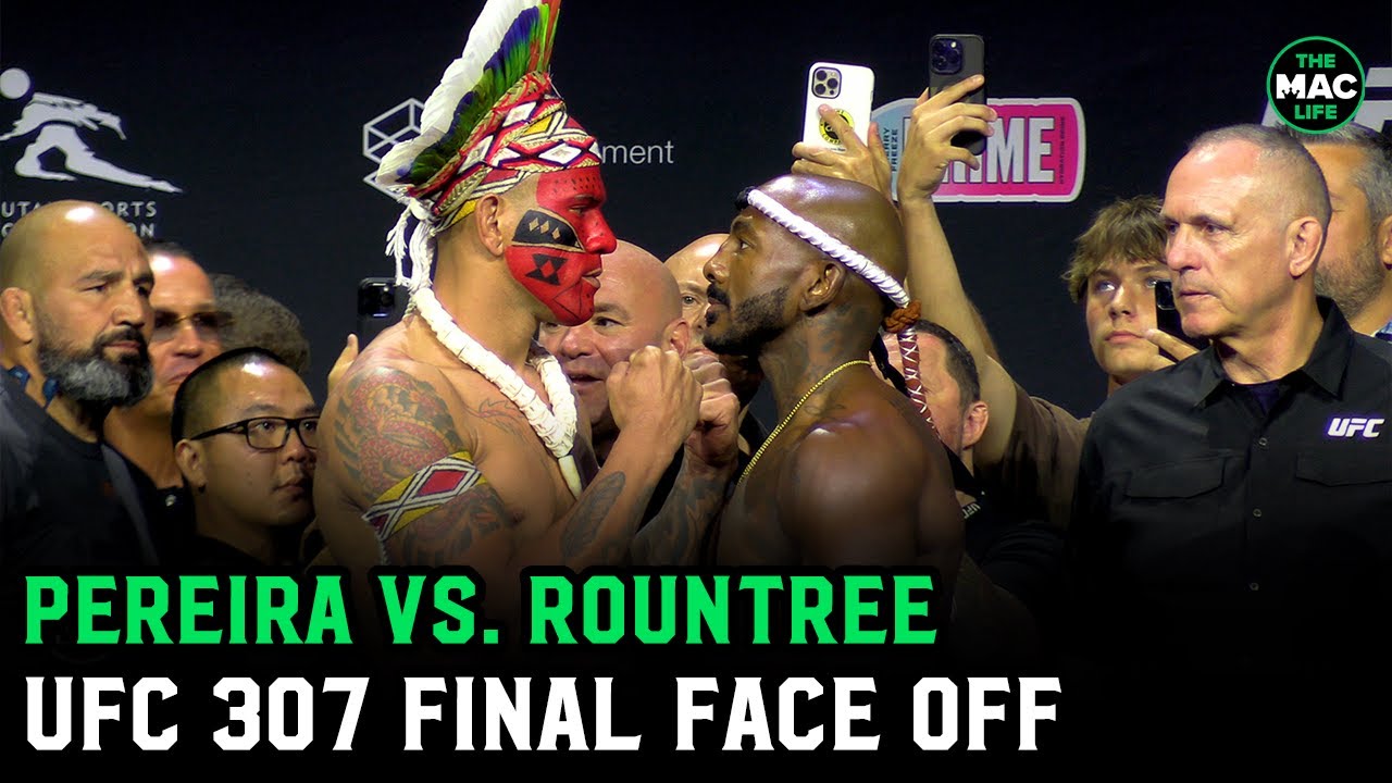 Alex Pereira vs. Khalil Rountree Final Face Off | UFC 307