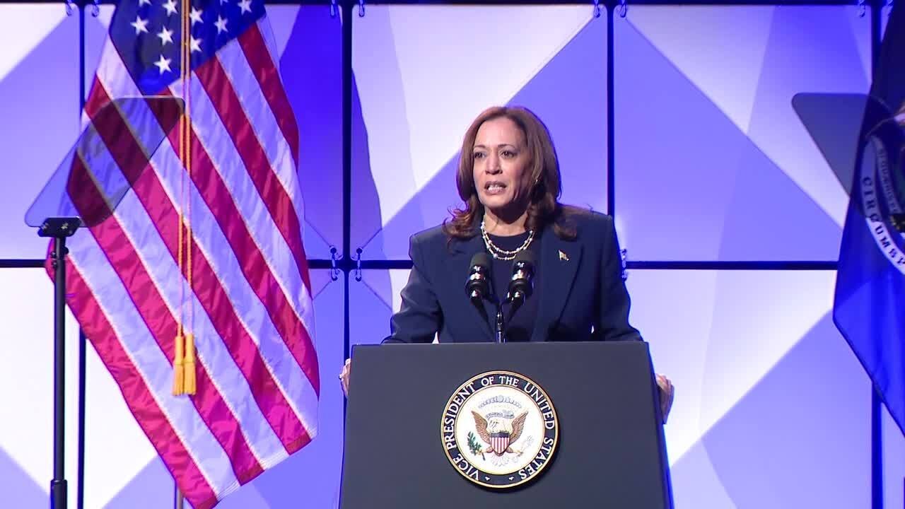 Kamala Harris to heckler in Detroit: I’m speaking right now